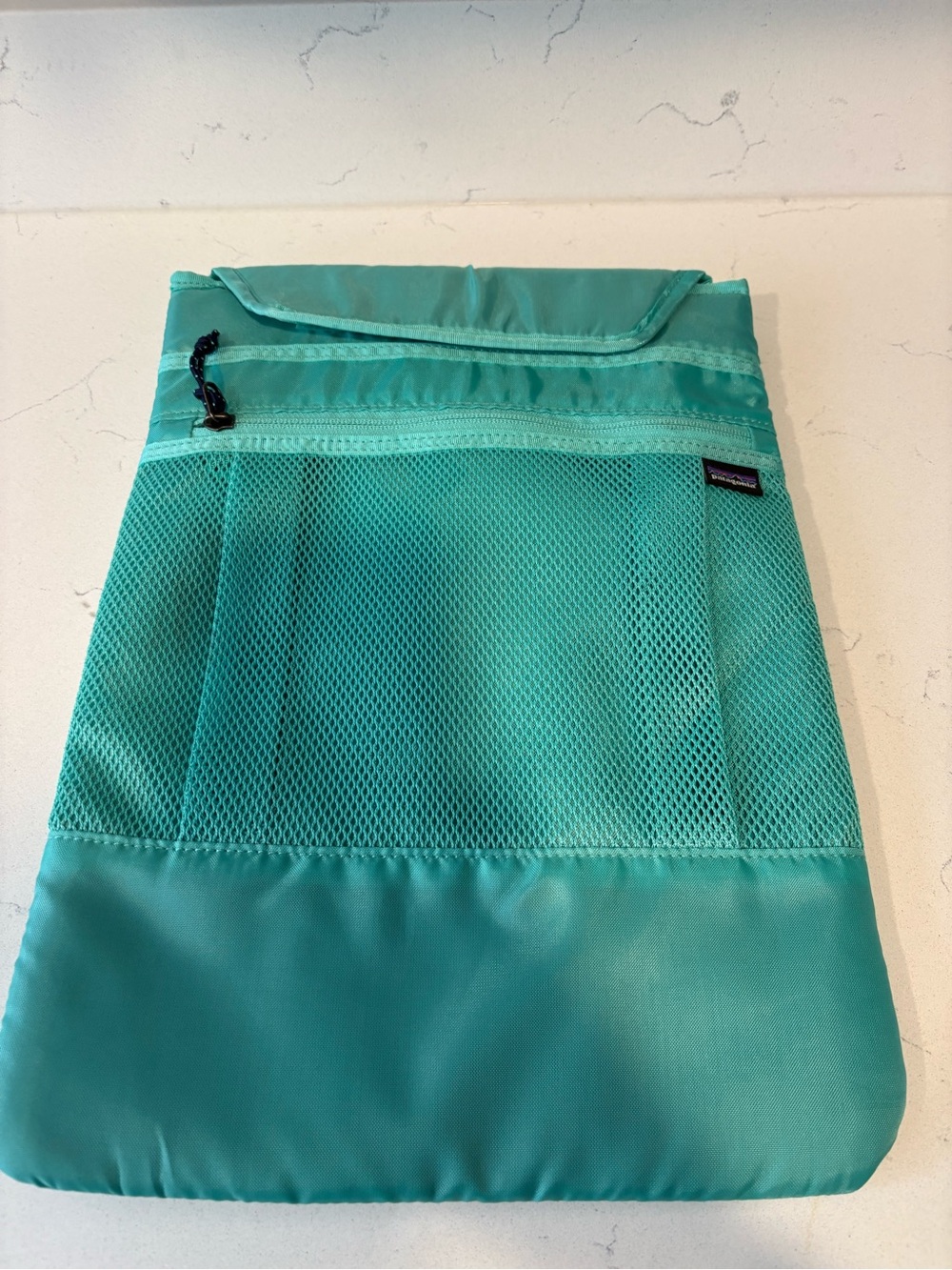 Patagonia Teal laptop sleeve